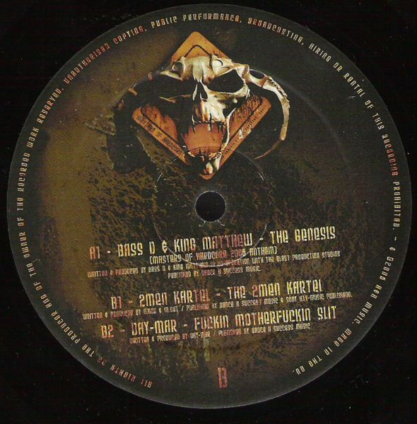Masters Of Hardcore (The Genesis Of The Hardcore Legacy) back label