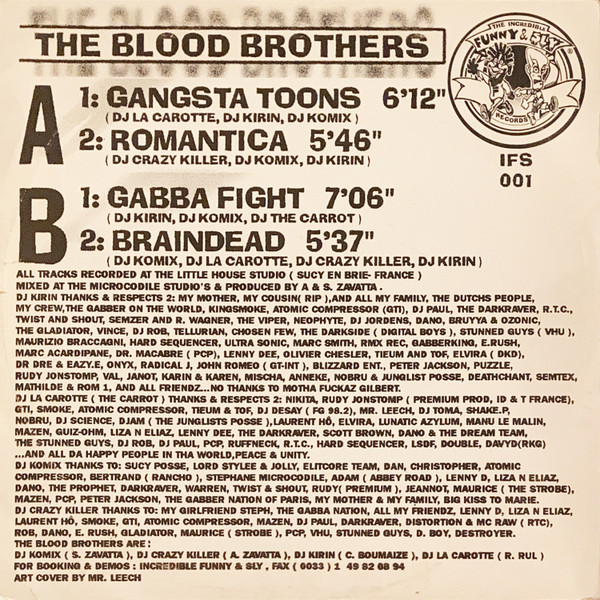 Gangsta Toons back cover