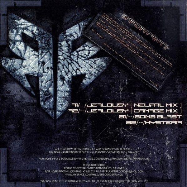 Bomb Blast back cover