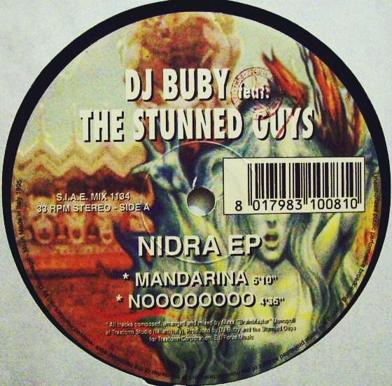 Nidra EP back label