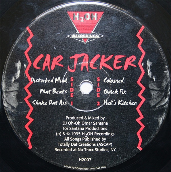 Car Jacker front cover