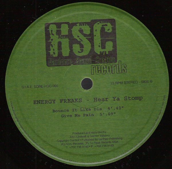 Hear Ya Stomp front label