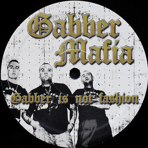 Gabber Is Not Fashion front label