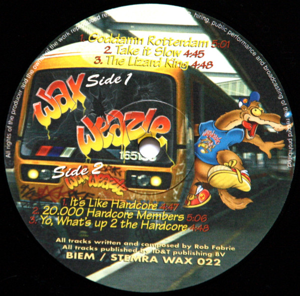 My Definition Of Hardcore EP front label