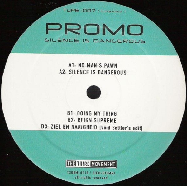 Silence Is Dangerous front label