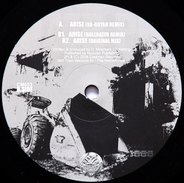 Arise (The Remixes) front label