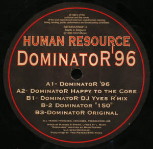 Dominator '96 front label