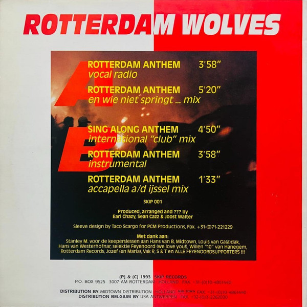 Rotterdam Anthem back cover