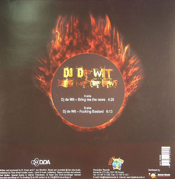 Bring Me The News back cover