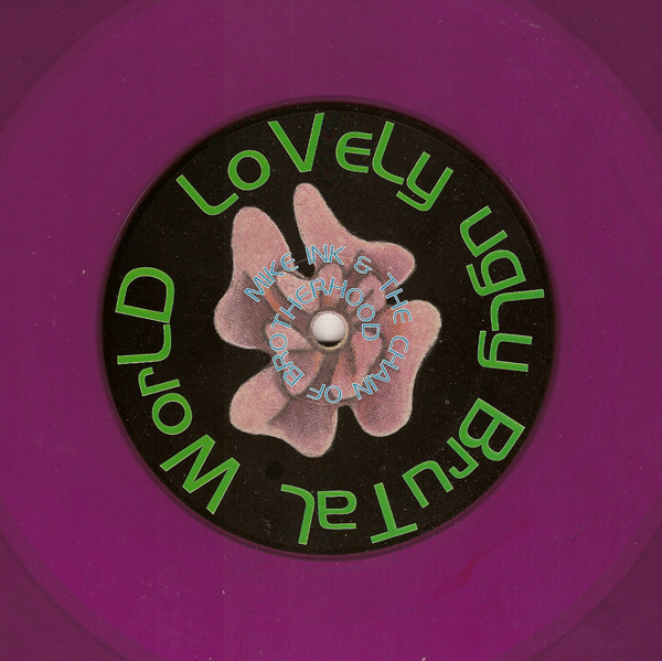 Lovely Ugly Brutal World front label
