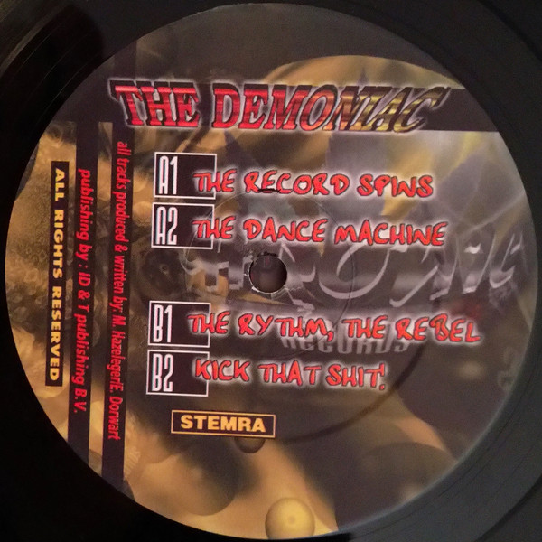 The Dance Machine back label