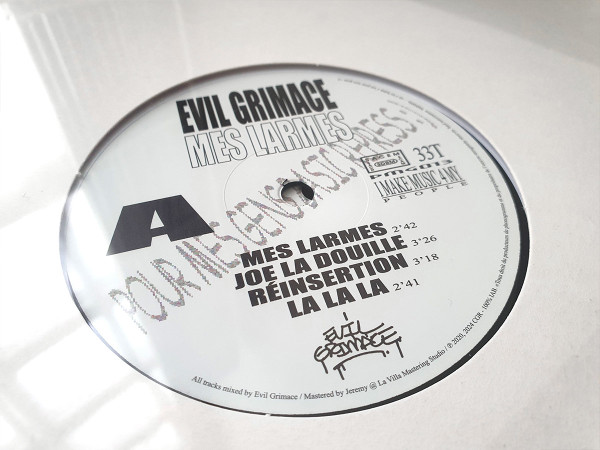 Mes Larmes back cover