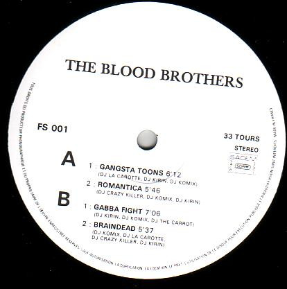 Gangsta Toons back label