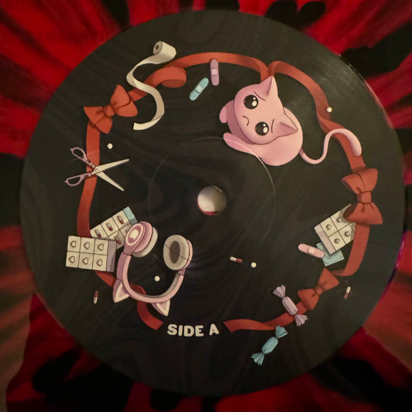 Needy Streamer Overload - Original Soundtrack Vinyl back label