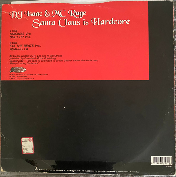Santa Claus Is Hardcore back cover