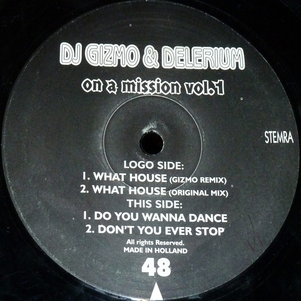 On A Mission Vol. 1 back label