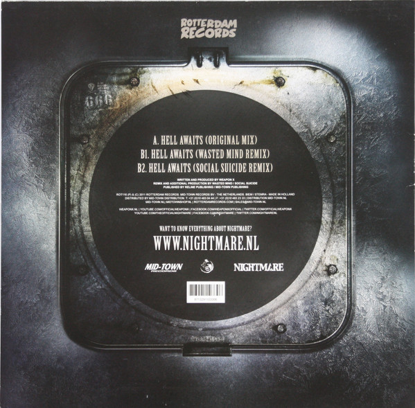 Hell Awaits back cover