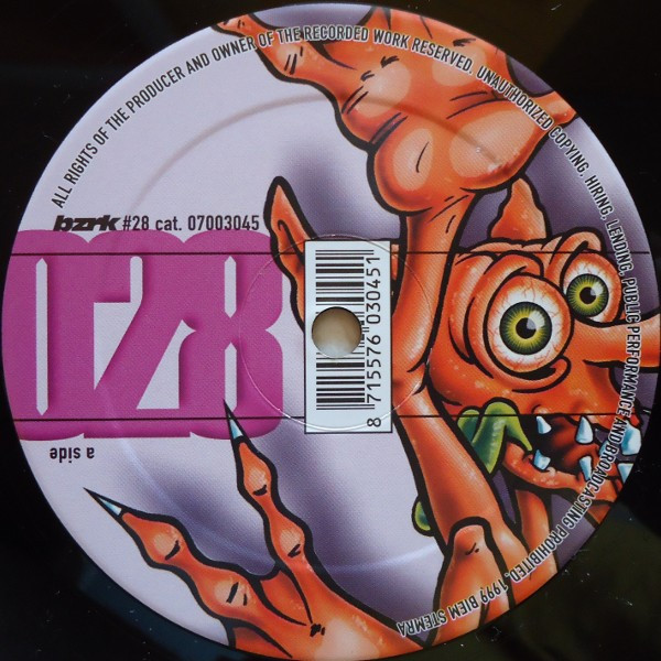 Harakiri Vol. 1 back label