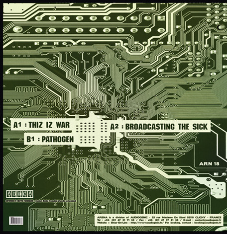 Broadcasting The Sick EP back cover