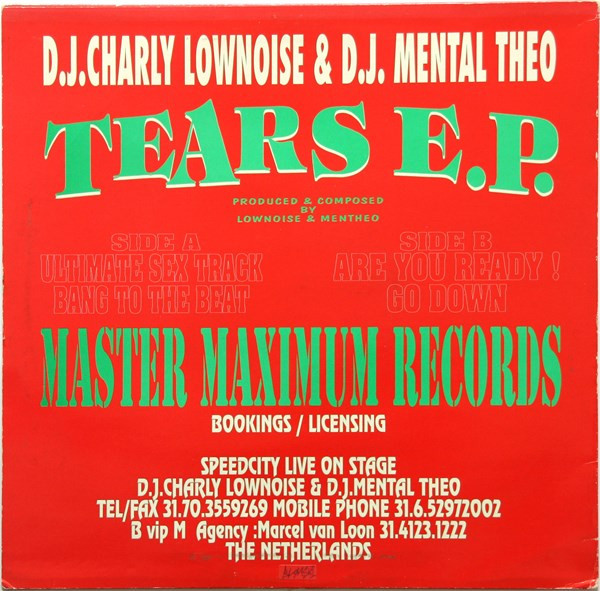 Tears E.P. back cover