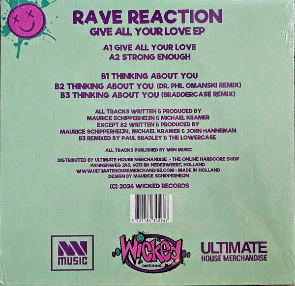Give All Your Love EP back cover