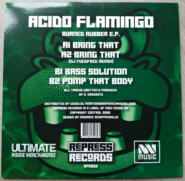 Burned Rubber EP back cover