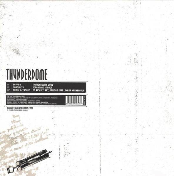 Thunderdome 2006 back cover