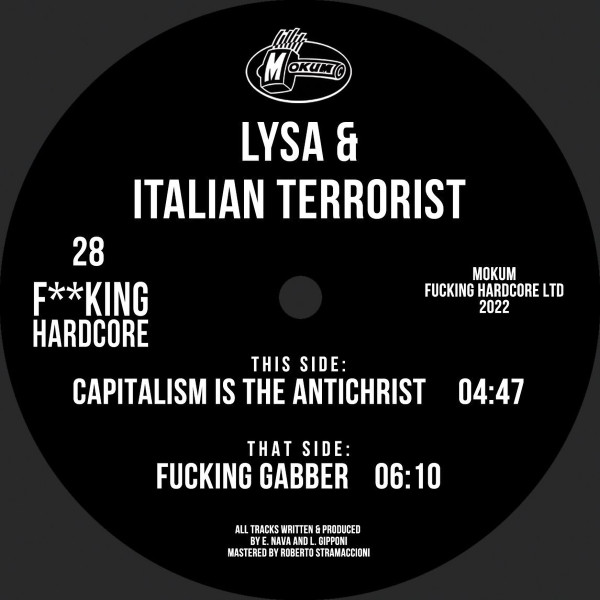 Capitalism Is The Antichrist front label