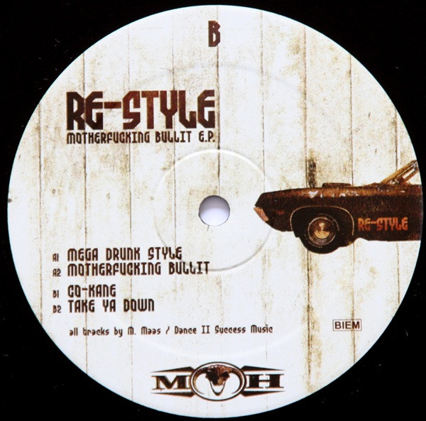 Motherfucking Bullit E.P. back label