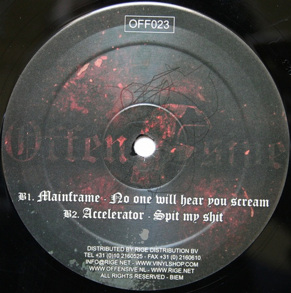 Offensive Sampler Volume 2 back label