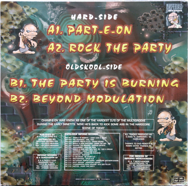 The Party E.P. back cover