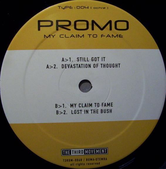 My Claim To Fame back label