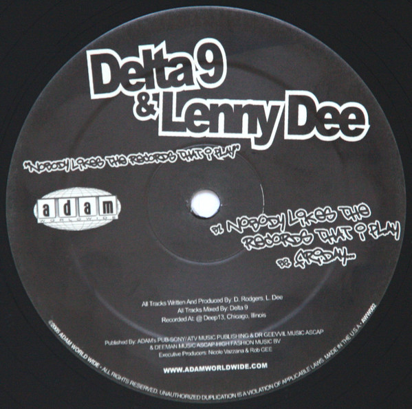 Nobody Likes The Records That I Play front label