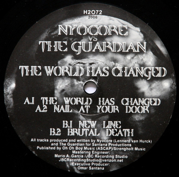 The World Has Changed back label