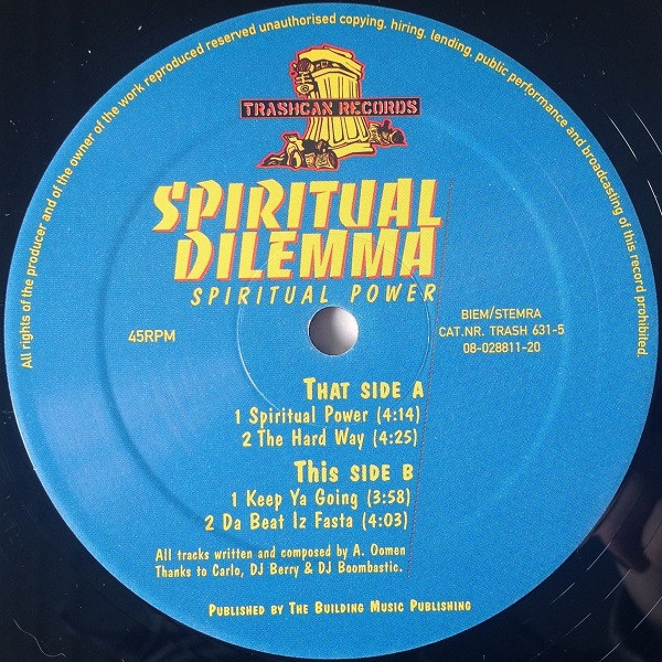 Spiritual Power front label