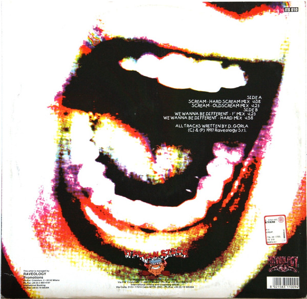 Scream back cover