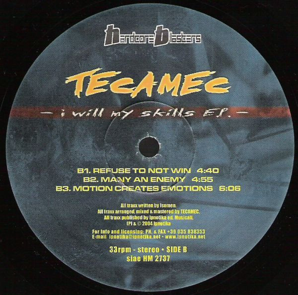 I Will My Skills E.P. front label