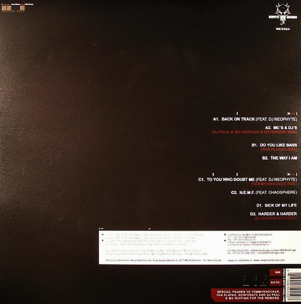 Back On Track front label