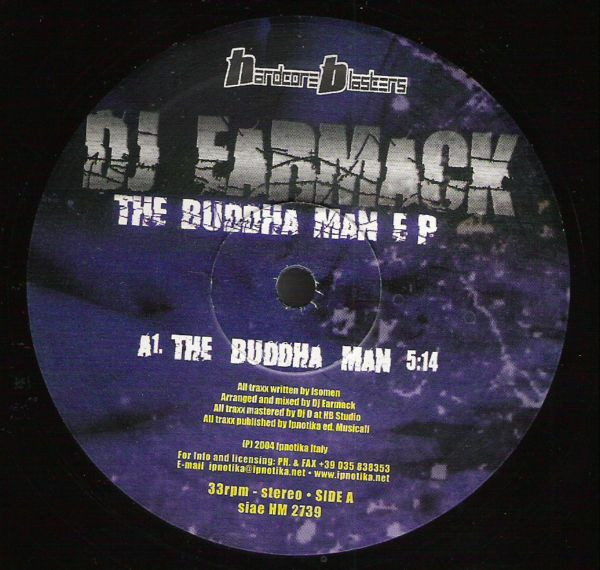 The Buddha Man E.P. front label
