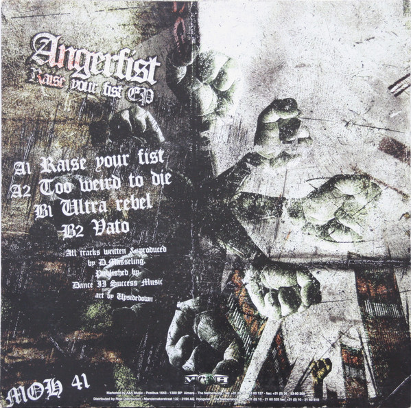 Raise Your Fist EP back cover