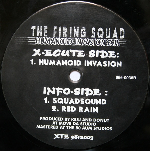 Humanoid Invasion E.P. front label