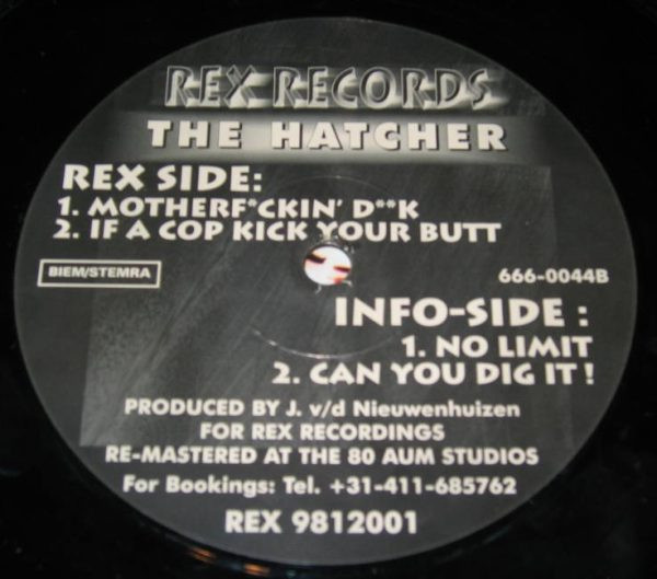 Motherf*ckin' D**k front label