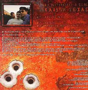 Kaos In Texas back cover