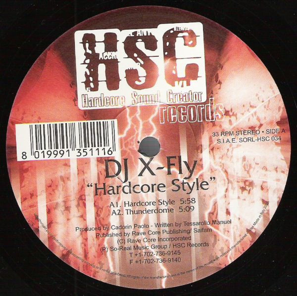 Hardcore Style front label