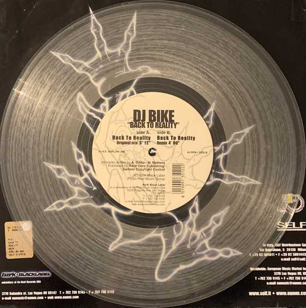 Back To Reality back cover