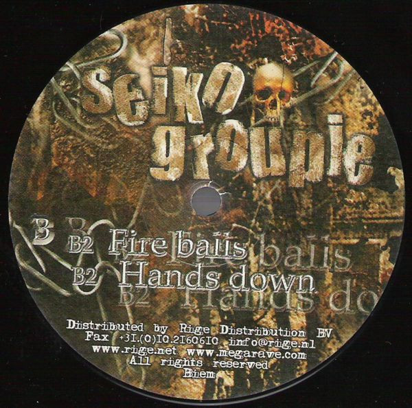 Seiko Groupie back label