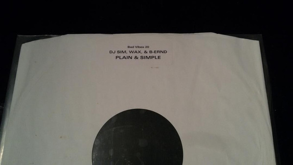 Plain & Simple back cover