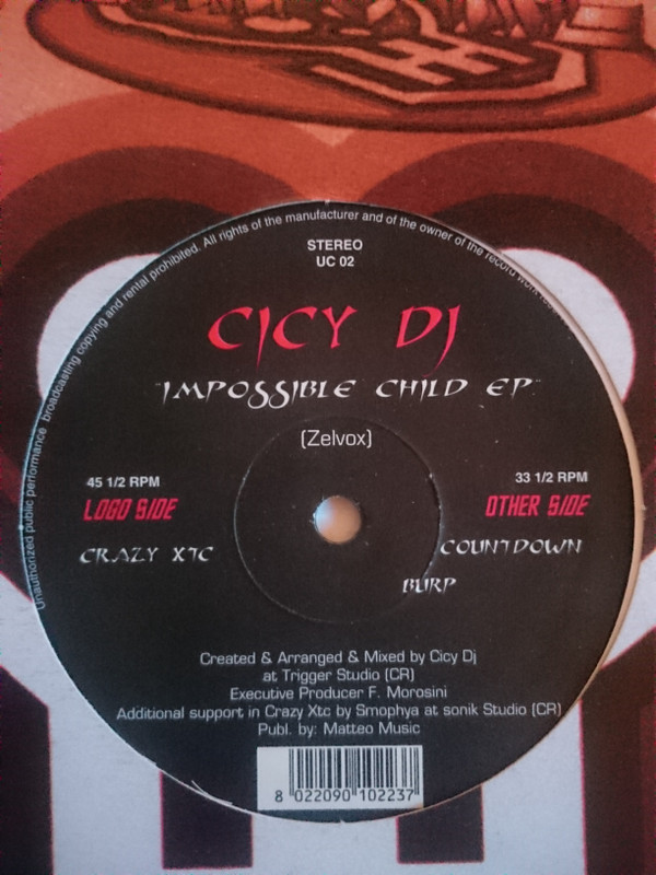 Impossible Child EP front label