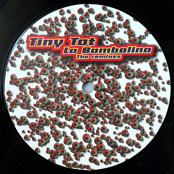 La Bambolina (The Remixes) front label