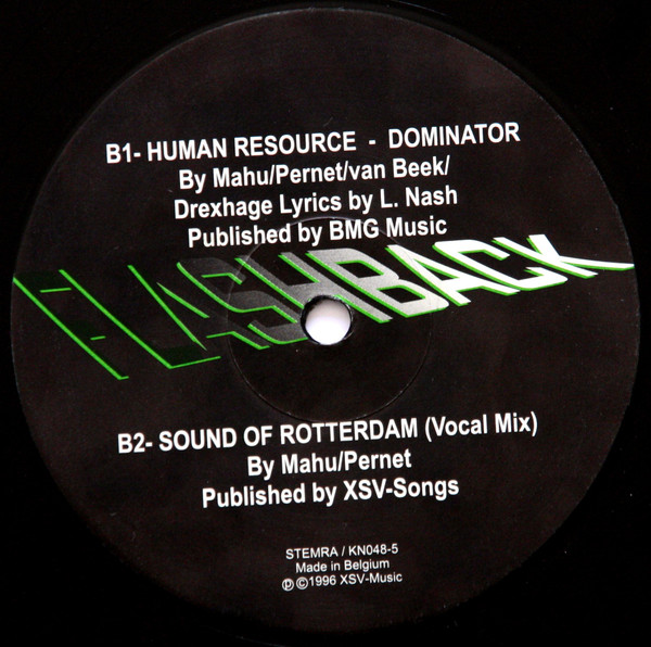 Flashback - Back To The Beginning - The Second Flashback back label